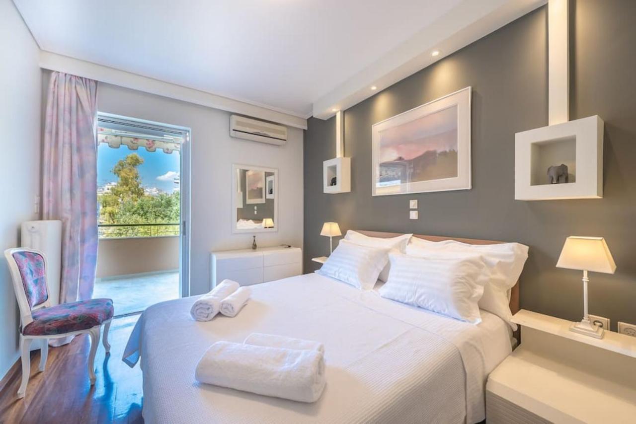 Central 3Br Apartment Next To Panormou Metro! アテネ エクステリア 写真